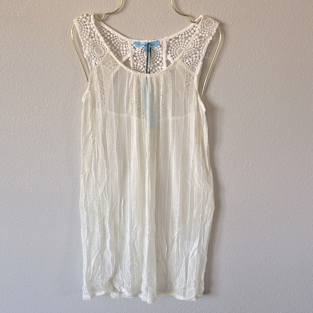 Solitaire Swim Crochet Coverup Dress